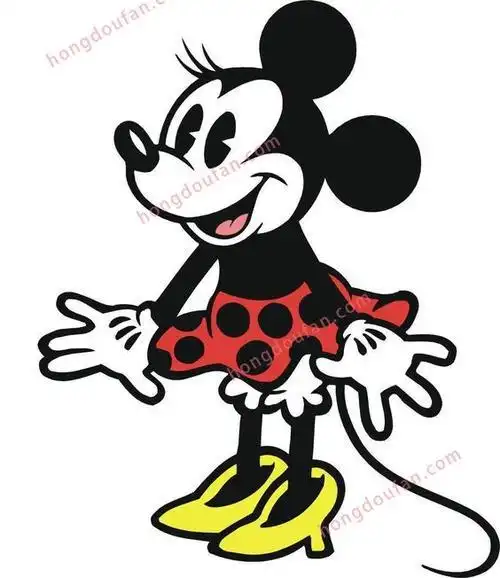 米妮老鼠全身简笔画视频一等奖 简笔画图片大全-普车都