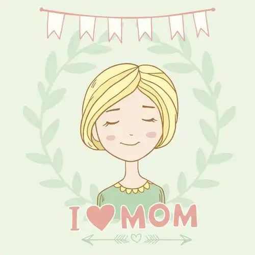 卡通 妈妈设计模板