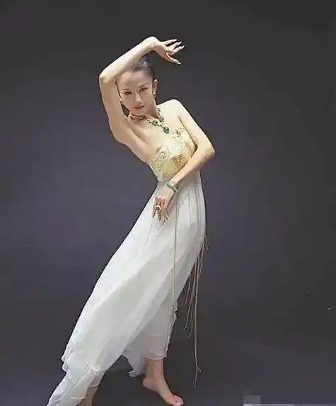 64岁杨丽萍与刘畊宏罕见同框,穿白裙水蛇腰瞩目,状态