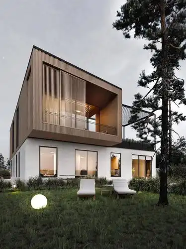 极简别墅设计,爱与和谐的空间!