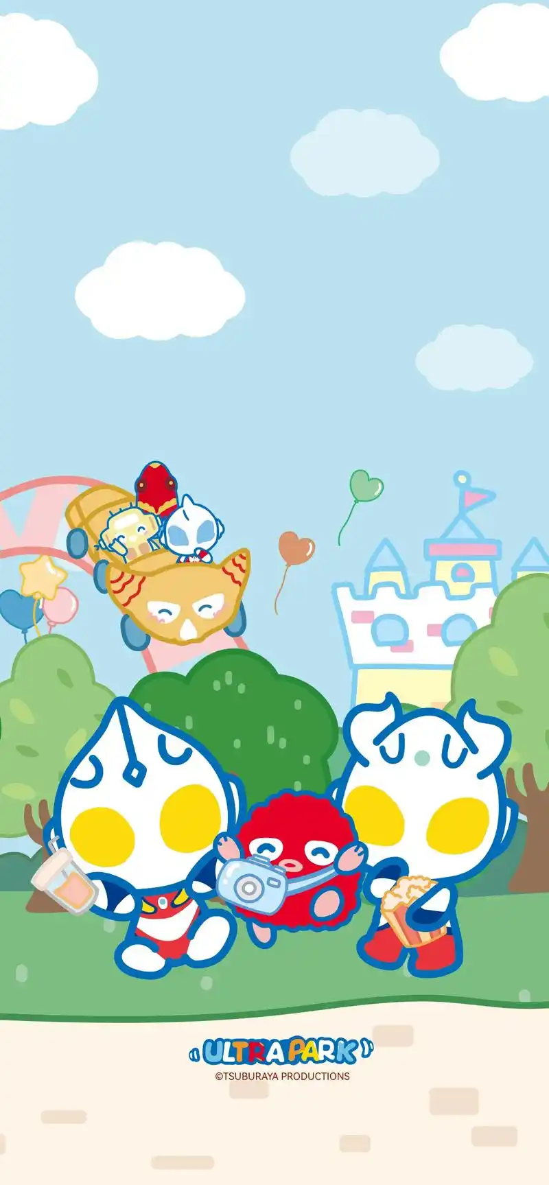 6月壁纸,q版奥特曼和怪兽们去游乐场了~
赶快用上,开启童趣