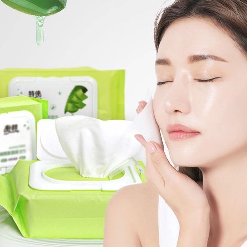 芦荟卸妆巾湿巾深层清洁一次性便携式免洗化妆卸妆水液棉湿巾眼脸