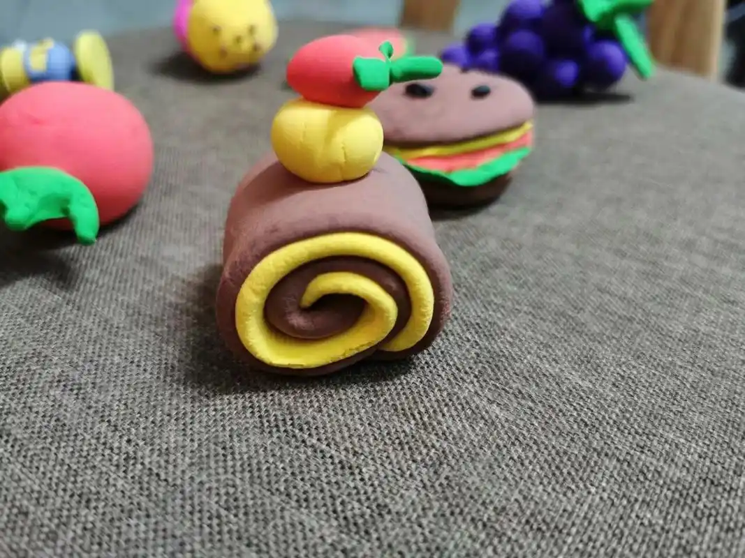 彩泥手工超轻泥土 一直以为很难,原来还挺简单的哈哈哈