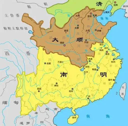 明崇祯十七年(1644年)三月十九日,李自成攻入北京城,崇祯帝自缢殉国.