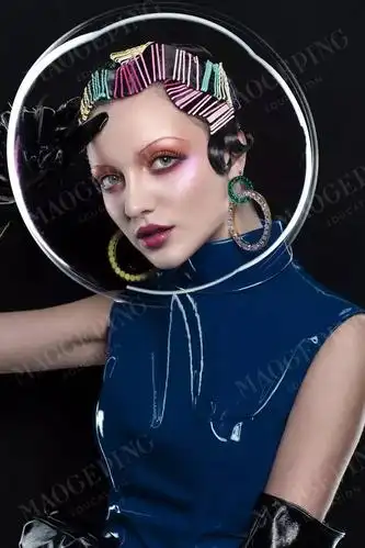 2018最新创意彩妆大片从妆容到发型到配饰每一步每一个细节都出于造型