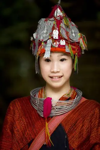 蓝田瑶族小姑娘