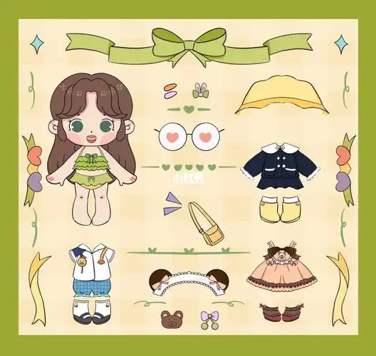 ipad练习人体练习换装贴纸