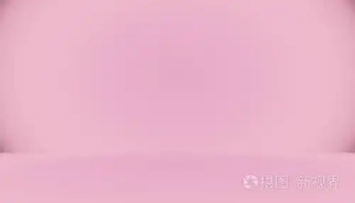 抽象空平滑淡粉色工作室背景用作产品展示横幅模板的蒙太奇