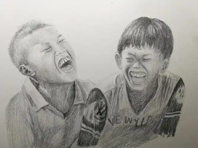 速写深圳作业本17《开怀大笑》