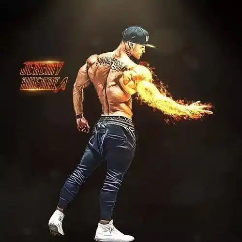 肌肉王给你一组适合当微信头像的健身励志图