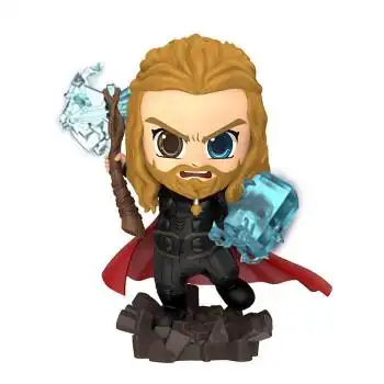 复仇者联盟4  q版钢铁侠手办汽车摆件情人节模型玩具礼物 发光版雷神