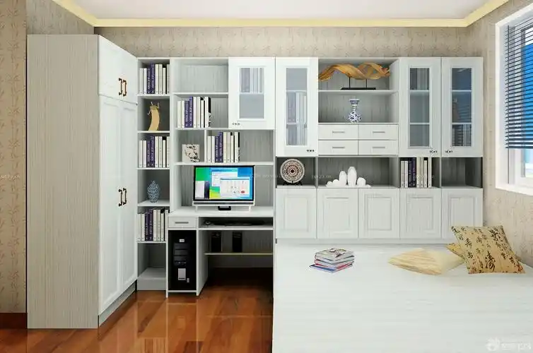 韩式榻榻米卧室门洞造型装修效果图