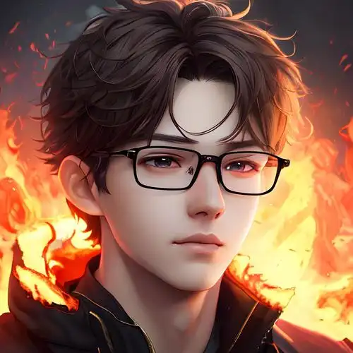 最火帅哥头像图片戴眼镜