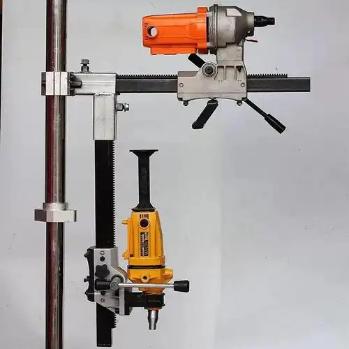 汛辰消防救援装备液压升降救援顶杆固定伸缩支架式水钻顶杆固定钻孔机