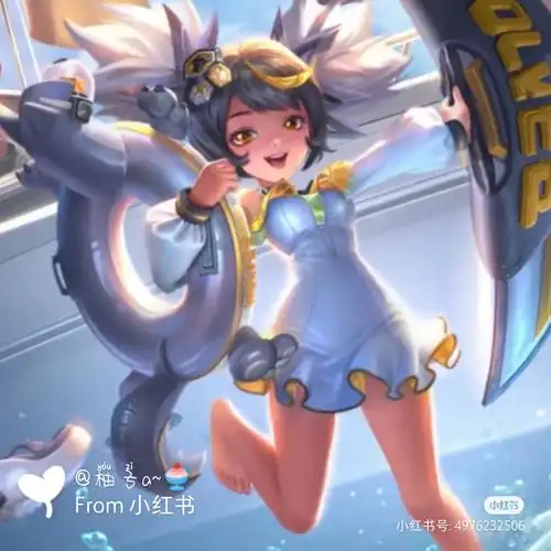 小乔新皮肤/嗷呜小狼个人感觉这款小乔皮肤是酷酷的感觉是位男生爱玩