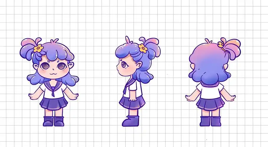 人物ip形象设计|小女孩
