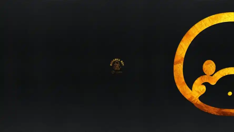 鸭嘴兽男孩高清炫酷黑金壁纸系列15张