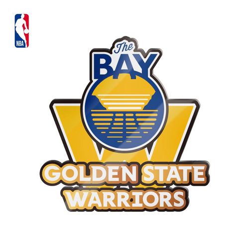 nba 勇士队磁力贴 球队logo系列 篮球运动潮流摆件亚克力磁力贴