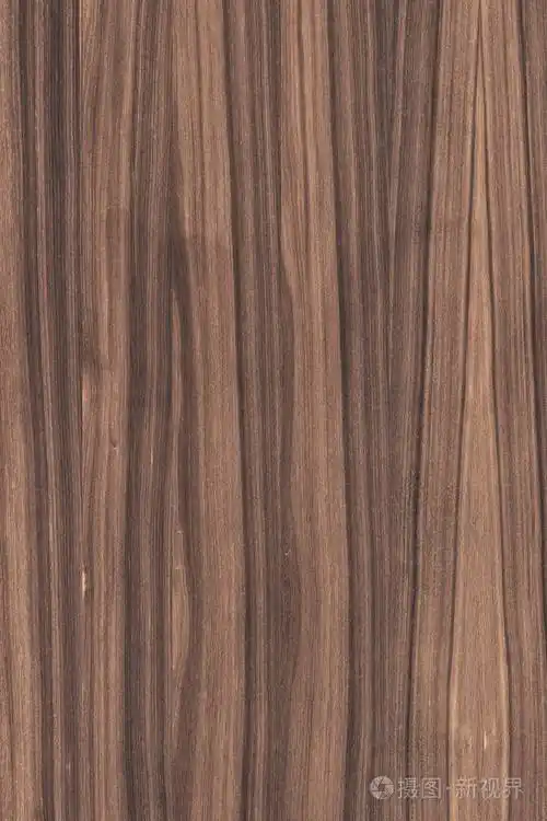 黑褐色胡桃木木材表面结构纹理背景