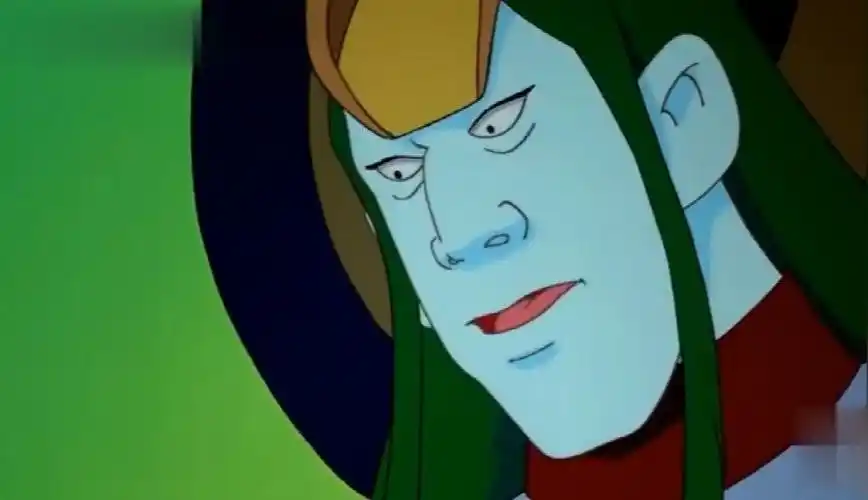 动画片中的杨戬形象#小时候看动画片《宝莲灯》里的杨戬,其实还拥点