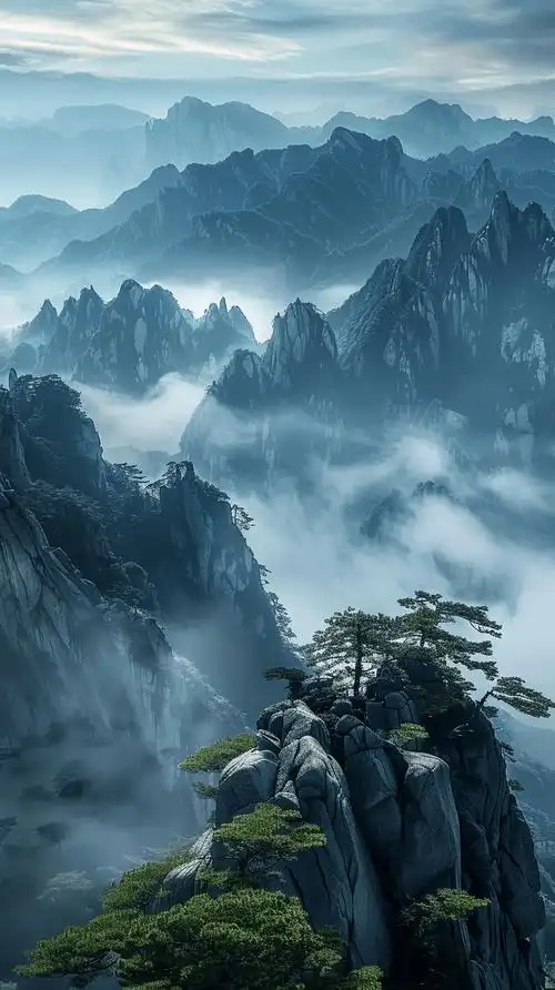 智能之笔绘山水:探索ai艺术的无尽可能!_大自然_风景_心灵