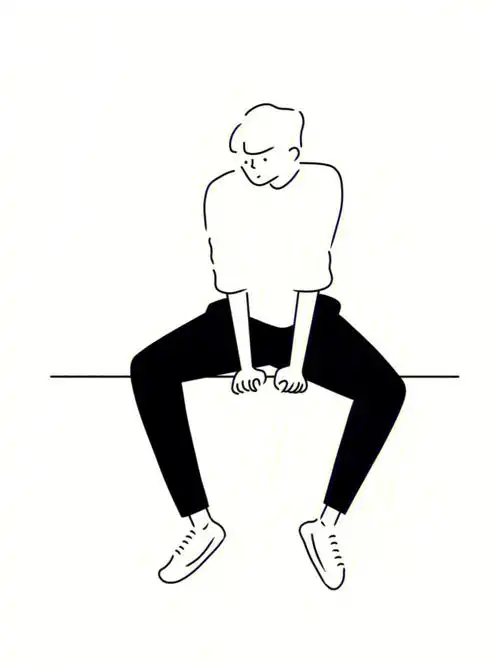 ins风极简手绘简笔画no26你的男孩