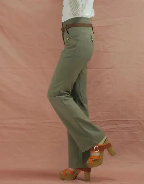 中老年女裤品牌中老年侧开口女裤中国品牌女裤