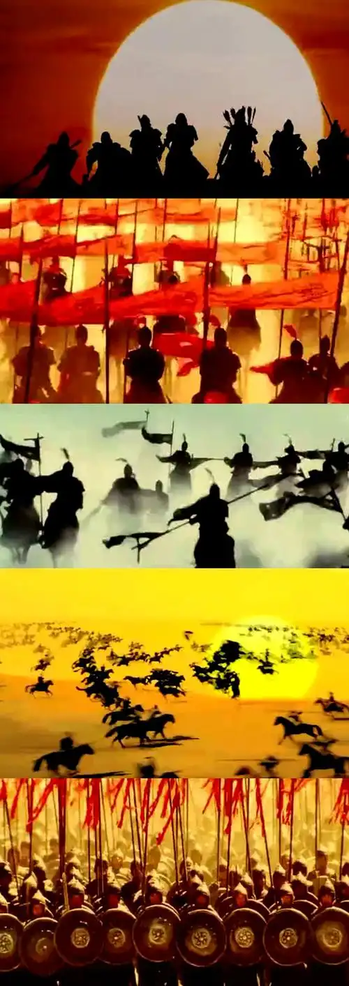 无震撼古代战争场景混剪镜头