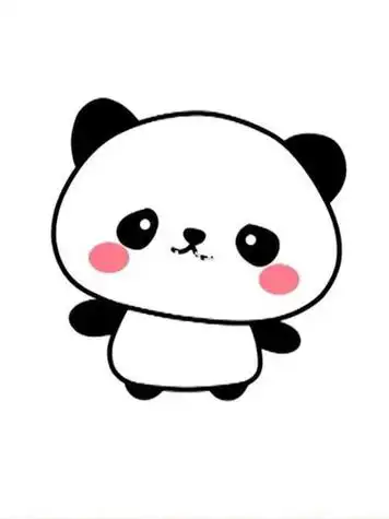 小熊猫猫简笔画