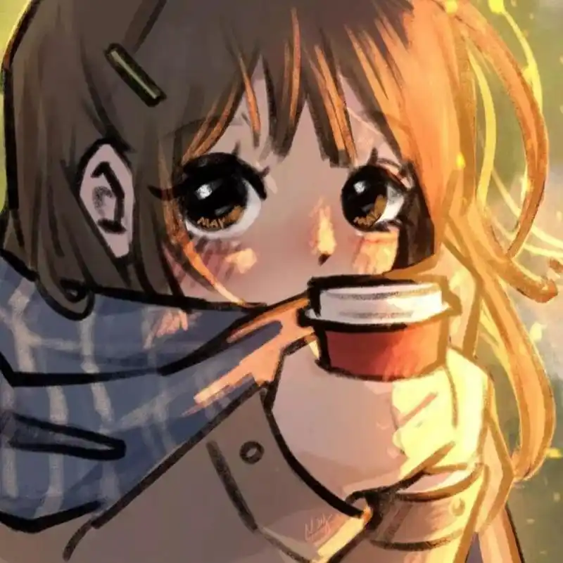 抖音超火手绘动漫女生头像可爱霸气超好看