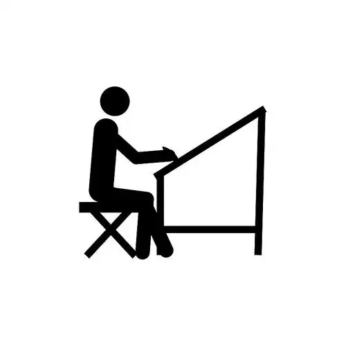 详细的艺术家图标可以用于网页和手机图片下载