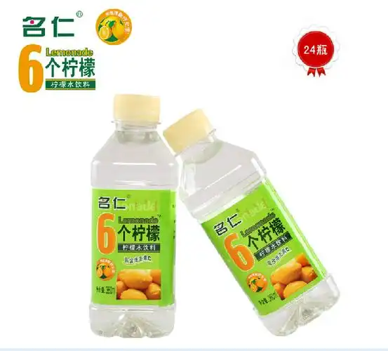 招商 名仁柠檬味苏打水6个柠檬