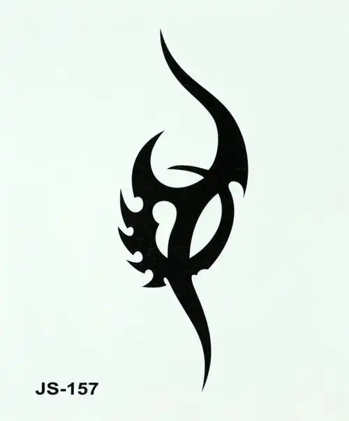 进口环保材料 印刷定制字母纹身贴 个性化纹身贴纸