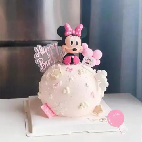 网红女孩女孩儿儿童周岁生日蛋糕定制创意动物奶油新鲜生日蛋糕