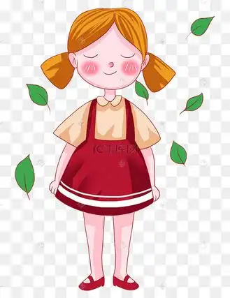 小女孩漫画图片_小女孩漫画设计图片素材大全-千库网