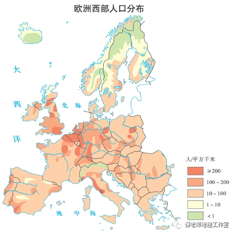 (1)总量:有5亿多人口,是世界人口稠密区之一.