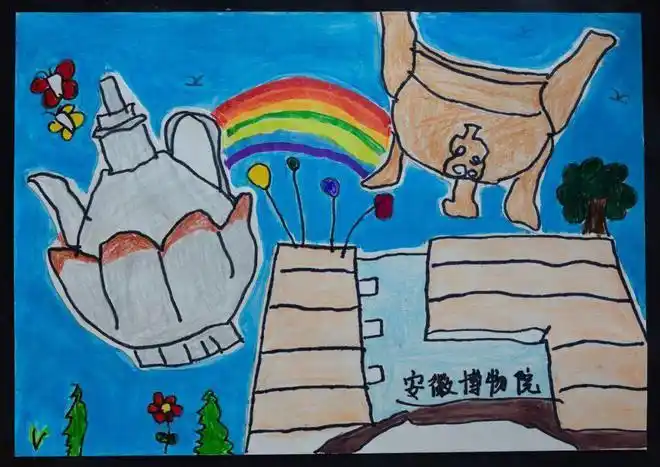 开学季的礼物安徽博物院2022我在博物馆画文物青少年绘画大赛线上展览