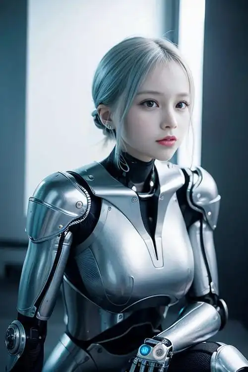 ai绘画美学140你的机器人女友