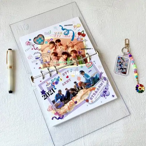 防弹少年团追星手帐八周年纪念手帐bts