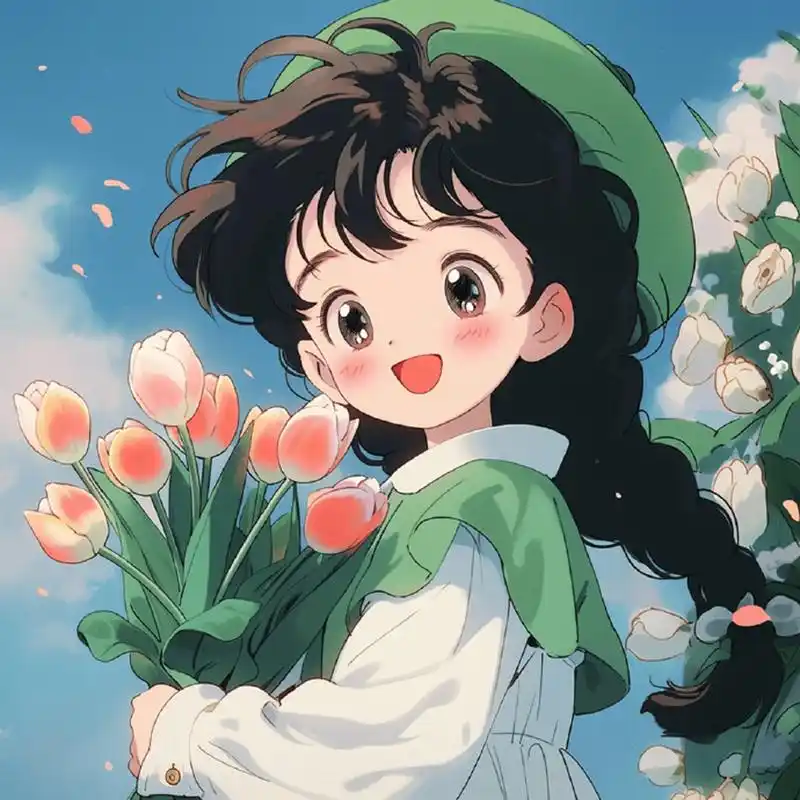 卡通女生wechat头像也很可 #女生卡通头像# #卡通头像# #女生头像