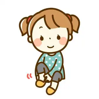 照片素材(图片): 孩子们穿鞋