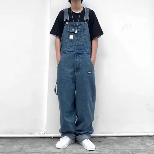 特价背带裤男 宽松 原宿风