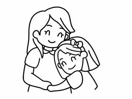 母亲节简笔画彩色教程 - 爱知识