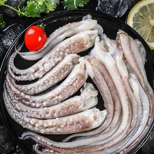 新鲜脆口小鱿鱼500g速冻海鲜烧烤火锅食材冷冻墨鱼