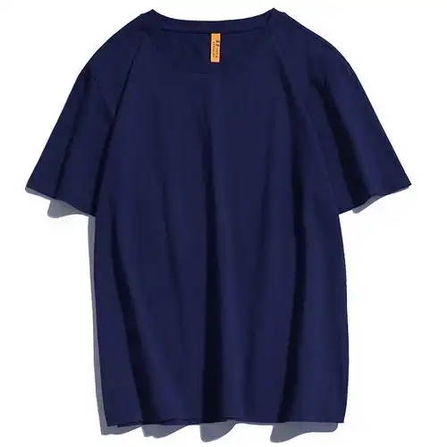 复古百搭纯棉纯色宽松短袖打底衫t恤白色男女体恤潮短袖衣服丅