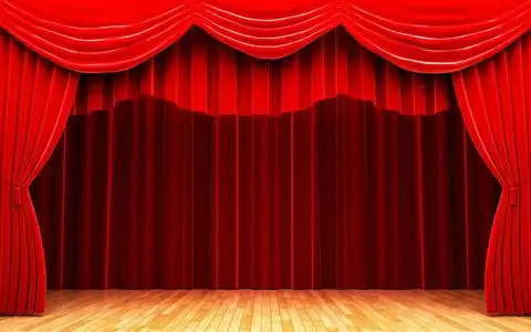 红帷幕图片