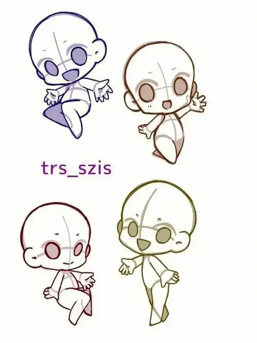 如何快速画出q版人物q版人物的画法步骤