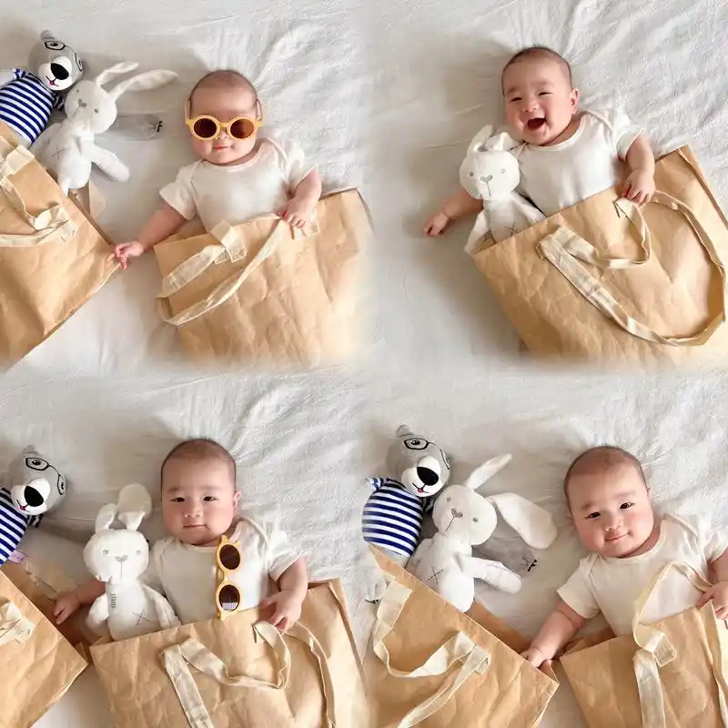 自己在家给宝宝拍百天照第五弹