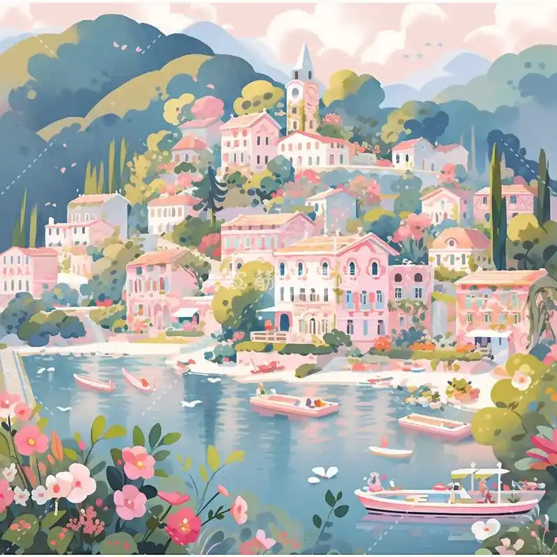 法国美丽的河边小镇|塞纳河畔,左岸的咖啡.#创作灵感 #风景 - 抖音