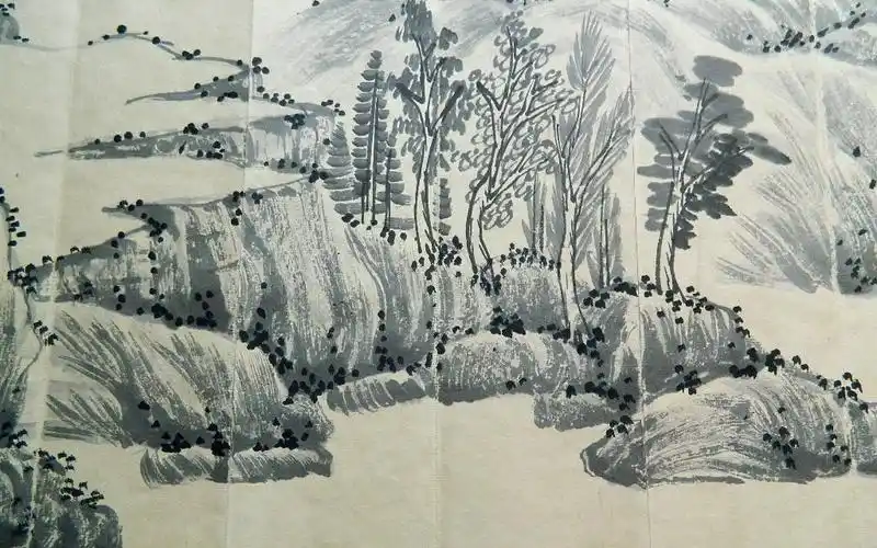 山水册页(局部,封面)-近现代字画艺术网